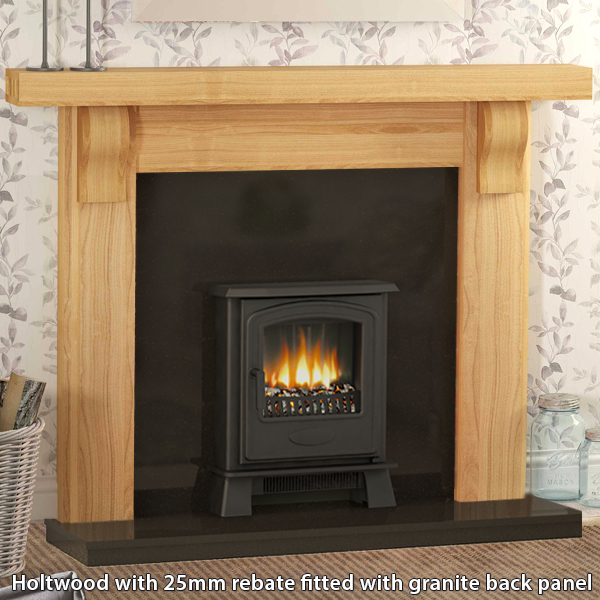 Be Modern Holtwood Solid Oak Fireplace Surround Flames Co Uk